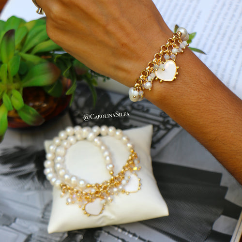 PULSERA LLUVIA PERLA