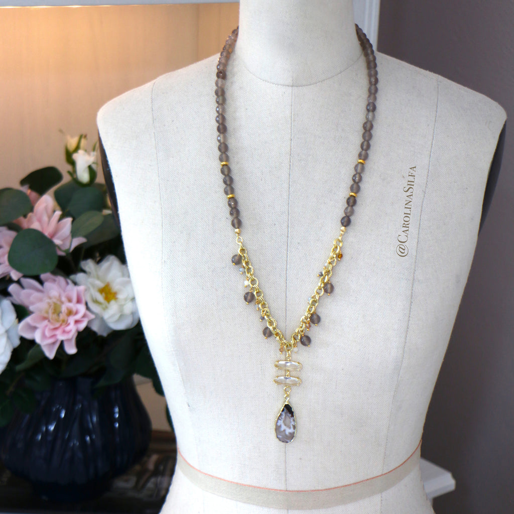 COLLAR AMARANTO