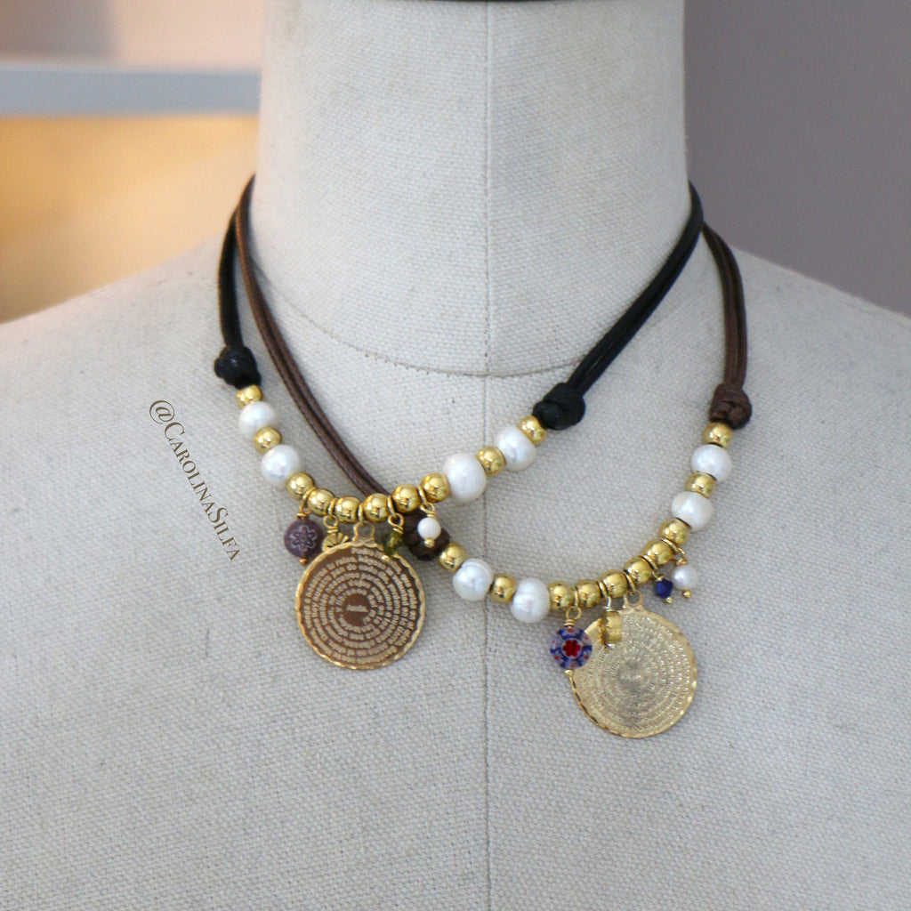 COLLAR EN CUERO