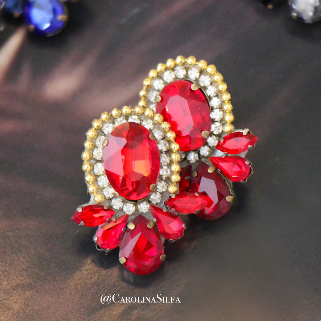 ARETES EN CRISTALES PEQUEÑOS