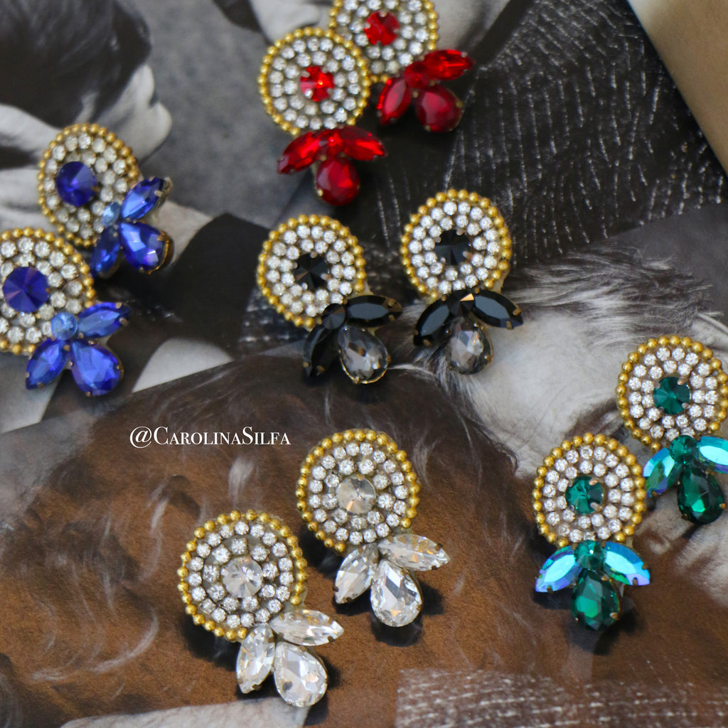 ARETES EN CRISTALES PEQUEÑOS
