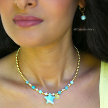 Cargar imagen en el visor de la galería, COLLAR ESTRELLA LARIMAR
