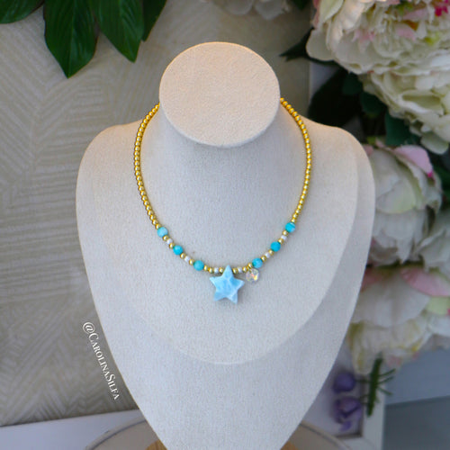 COLLAR ESTRELLA LARIMAR