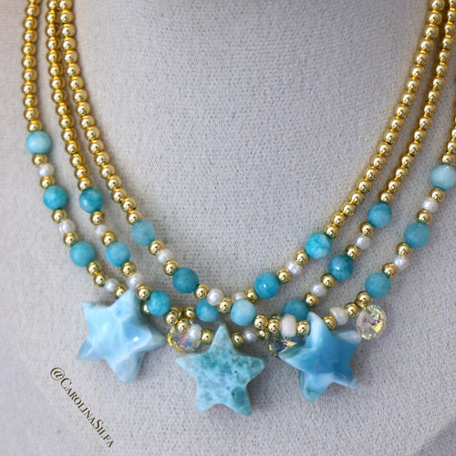 COLLAR ESTRELLA LARIMAR