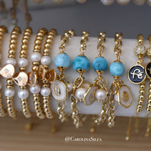 Cargar imagen en el visor de la galería, PULSERA ESFERA LARIMAR