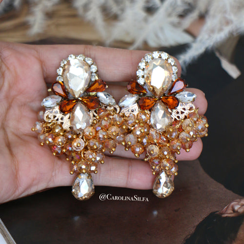 ARETES CRISTALES AGAPANTOS