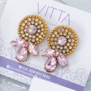 ARETES EN CRISTALES PEQUEÑOS