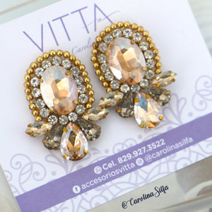 ARETES EN CRISTALES PEQUEÑOS