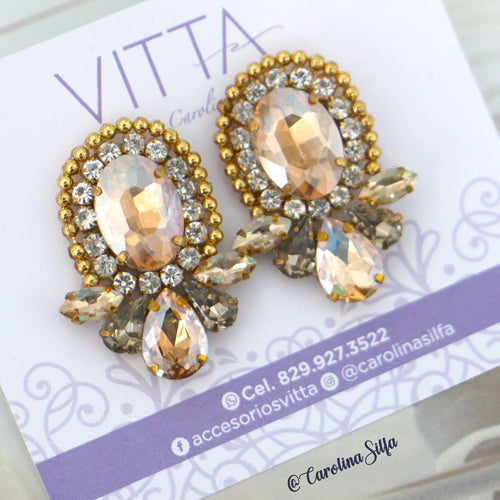 ARETES EN CRISTALES PEQUEÑOS