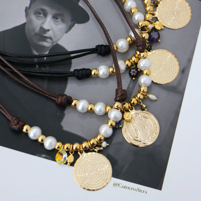 COLLAR EN CUERO