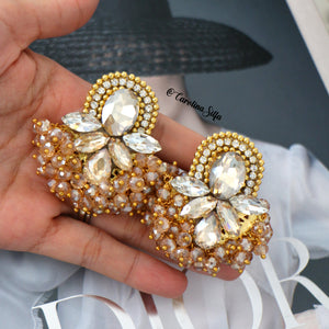 ARETES EN CRISTALES MEDIANOS - REDONDOS