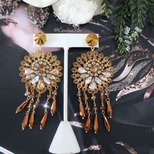 ARETES GOTA DE CRISTAL