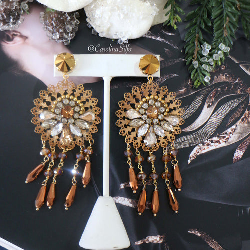 ARETES GOTA DE CRISTAL